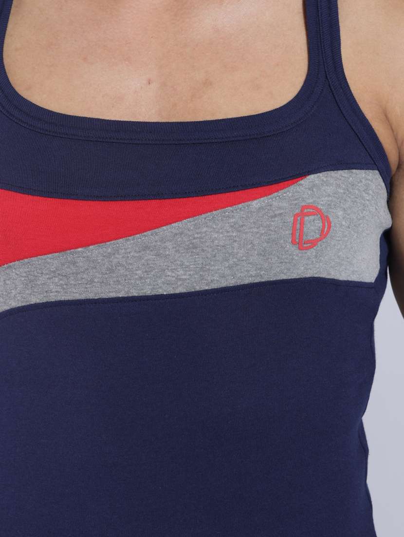 men pack of 4 color block sleeveless vest - 22181042 -  Standard Image - 4