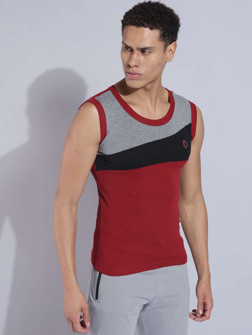 men color blocked sleeveless vest pack of 2 - 22181046 -  Standard Image - 1