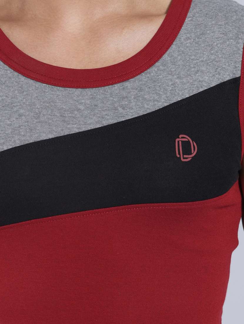 men pack of 5 color block sleeveless vest - 22181050 -  Standard Image - 4