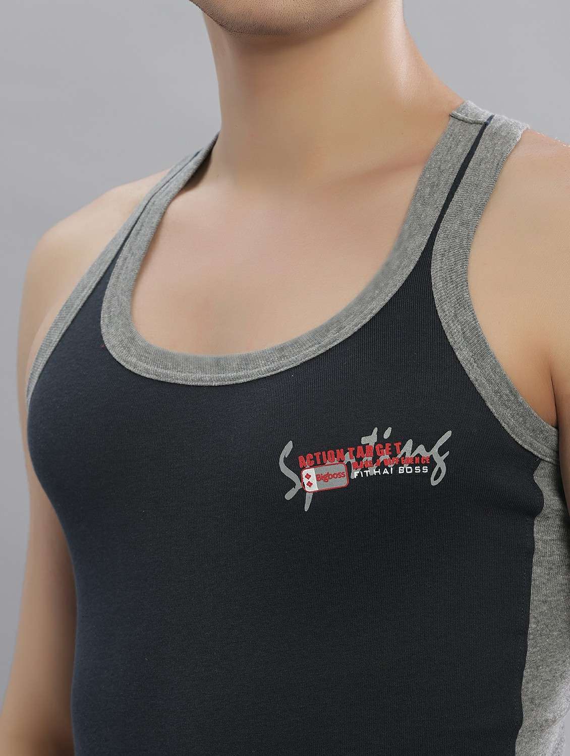 men pack of 4 color block sleeveless vest - 22181065 -  Standard Image - 4