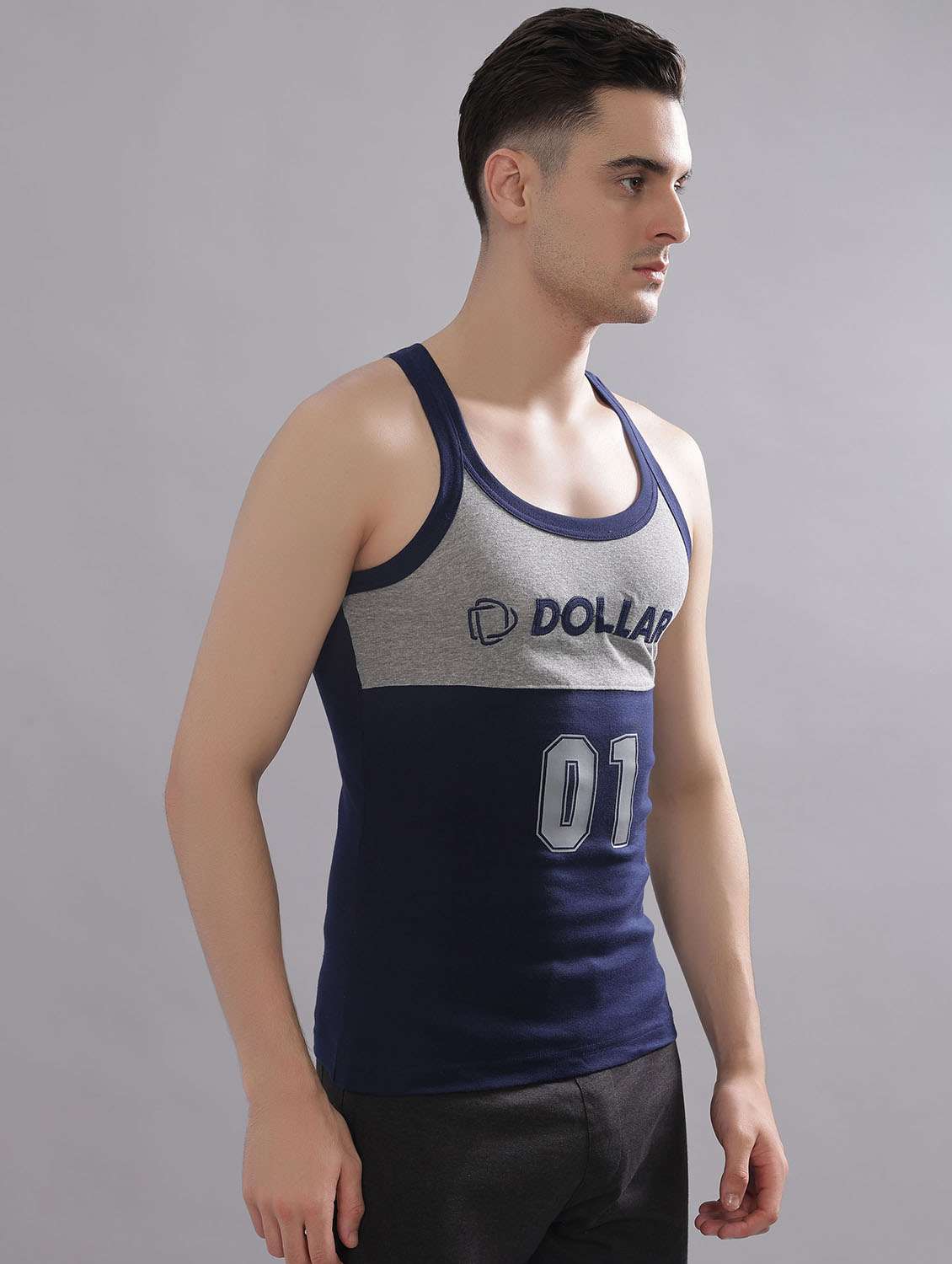 men pack of 5 color block sleeveless vest - 22181075 -  Standard Image - 1