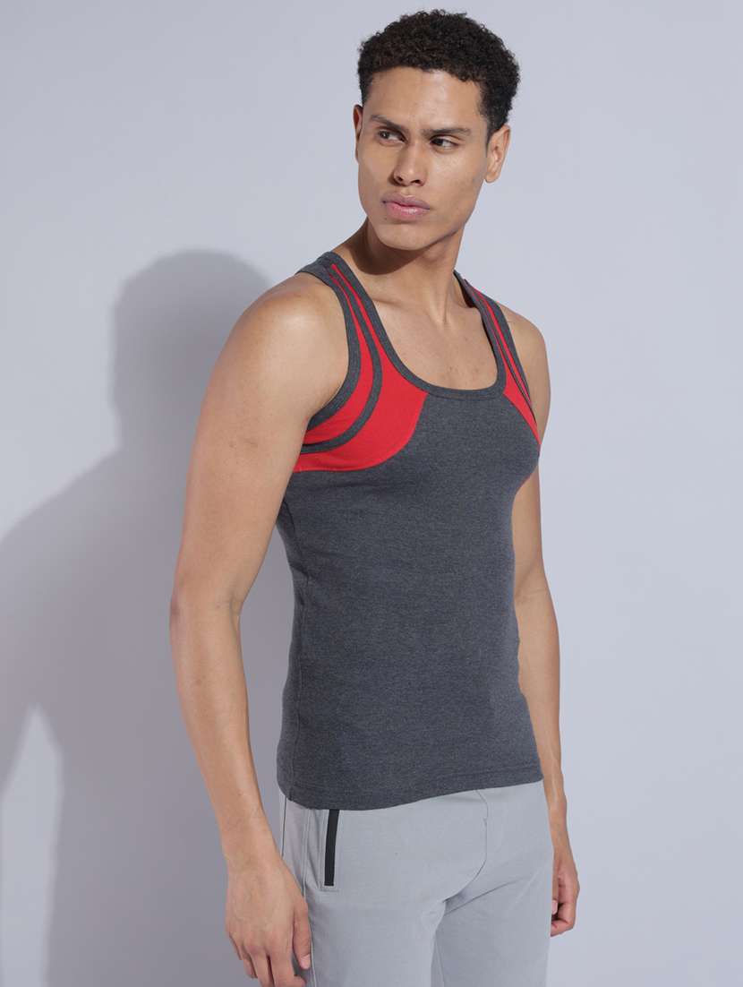 men color blocked sleeveless vest pack of 2 - 22181078 -  Standard Image - 1