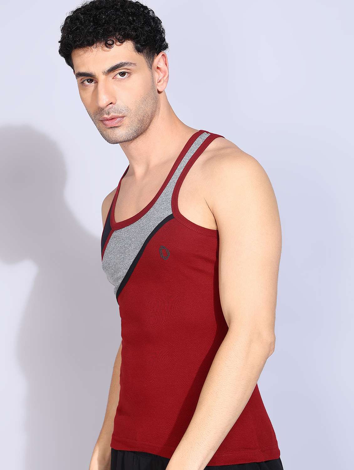 men pack of 4 color block sleeveless vest - 22181090 -  Standard Image - 1