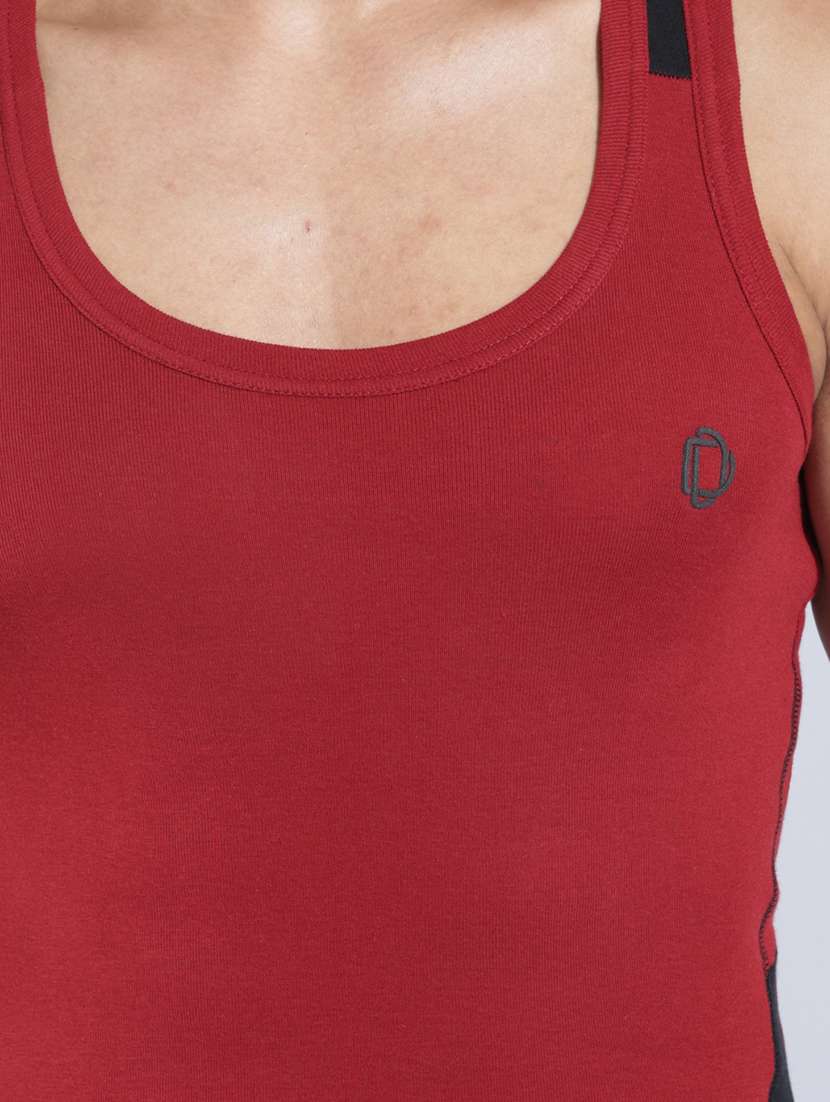 men pack of 3 color block sleeveless vest - 22181105 -  Standard Image - 4