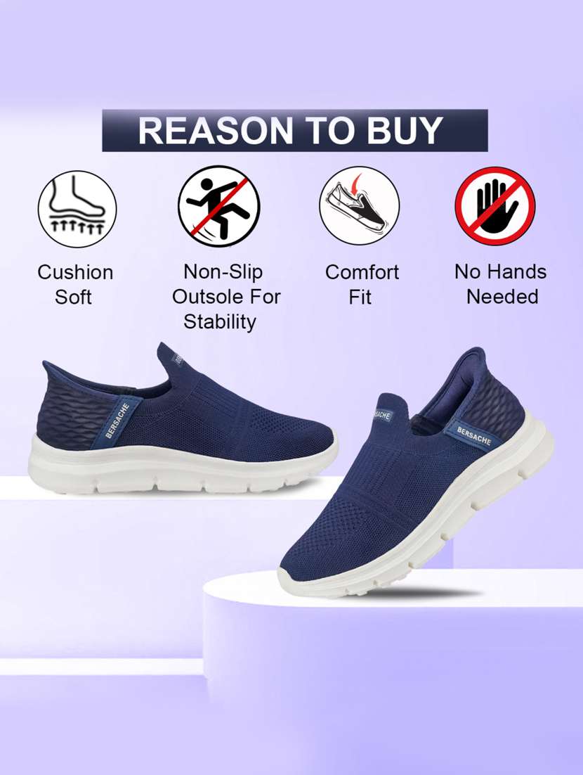 men solid slip on sport shoe - 22181186 -  Standard Image - 1