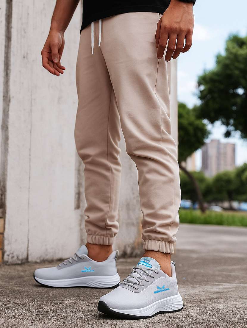 men solid lace up sport shoe - 22181191 -  Standard Image - 4