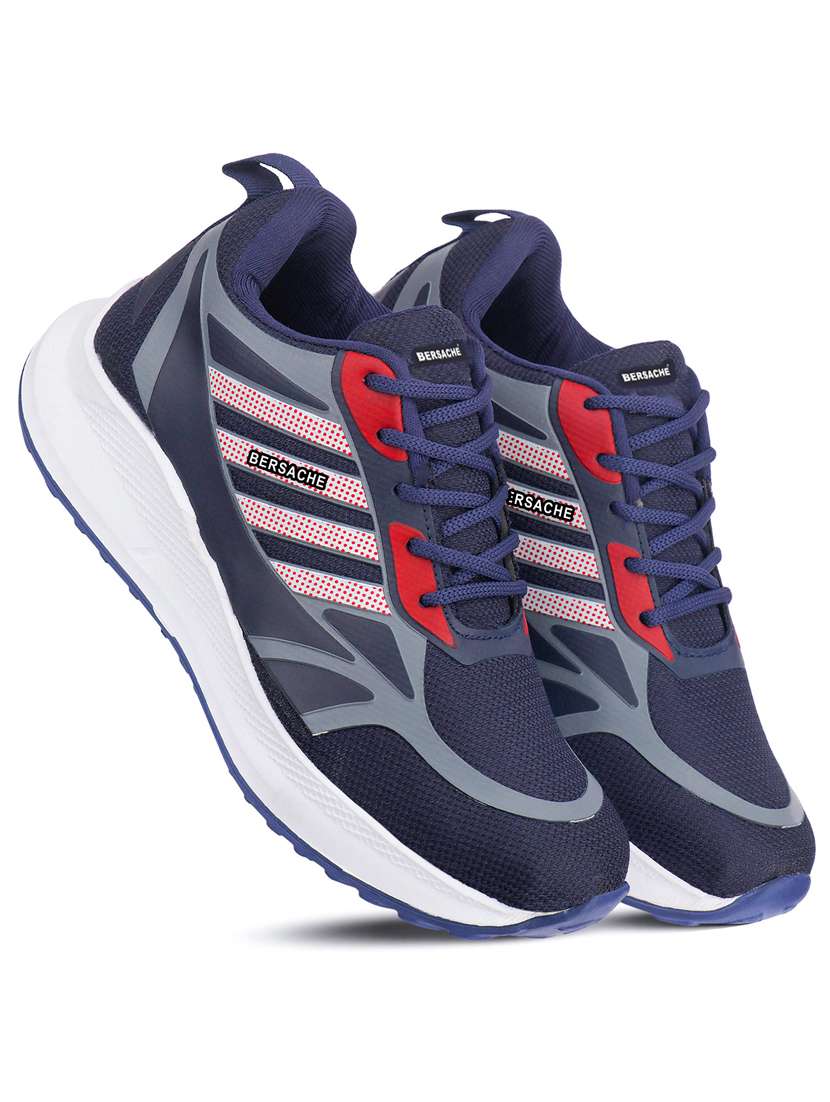 men blue lace up sport shoe - 22181195 -  Standard Image - 1