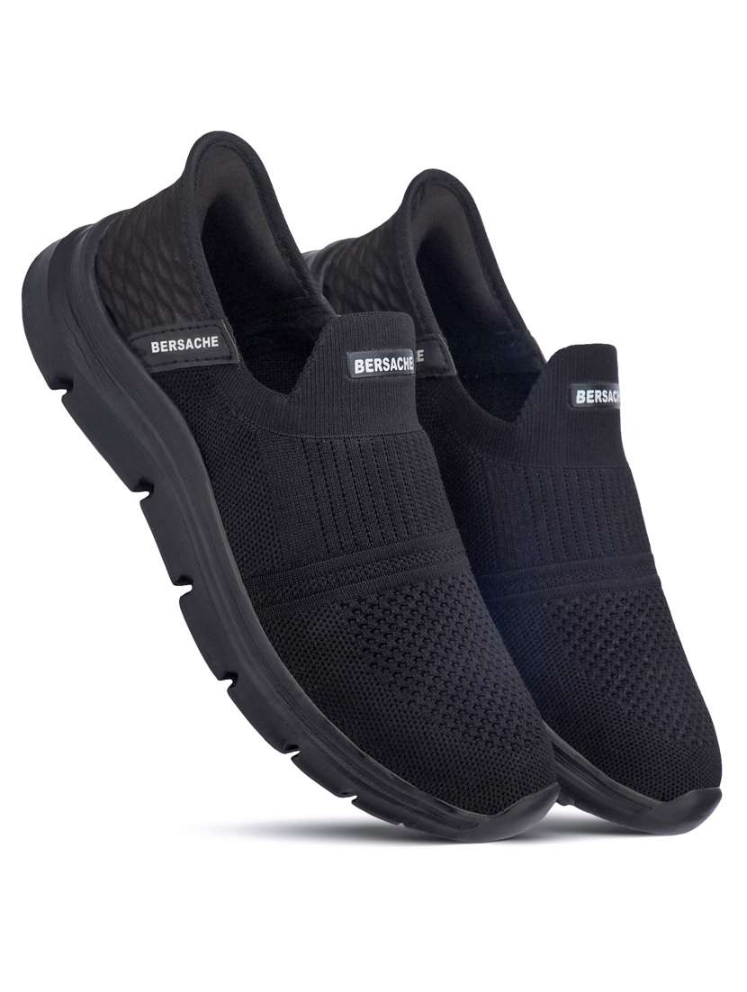 men black slip on sport shoe - 22181198 -  Standard Image - 1