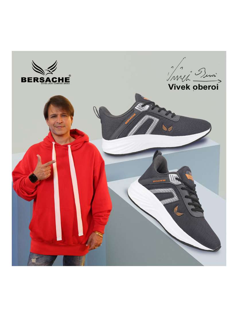 men grey lace up sport shoe - 22181201 -  Standard Image - 4