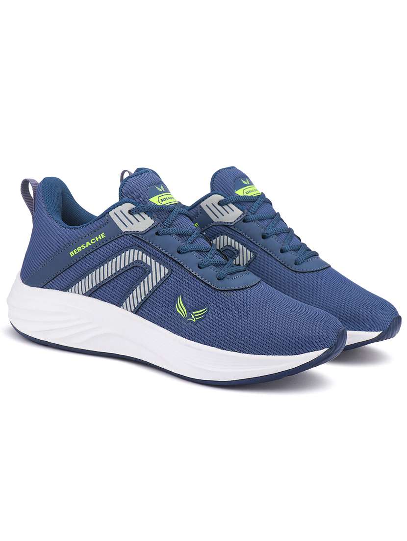 men blue lace up sport shoe - 22181202 -  Standard Image - 1
