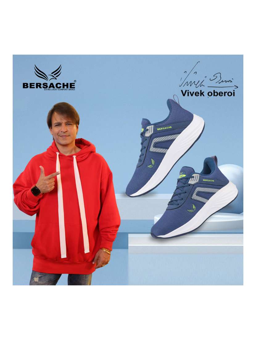 men blue lace up sport shoe - 22181202 -  Standard Image - 4