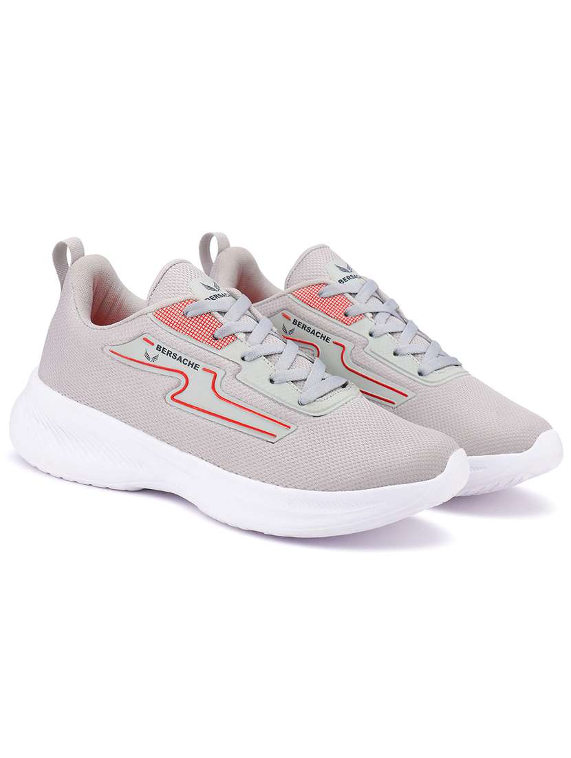 men grey lace up sport shoe - 22181203 -  Standard Image - 1