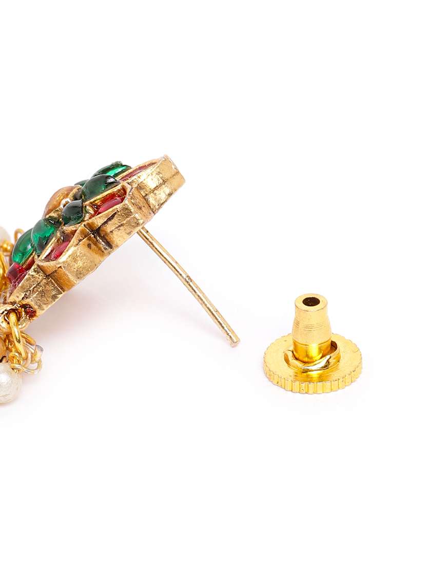 women minimalist multicolor floral choker set - 22181281 -  Standard Image - 4