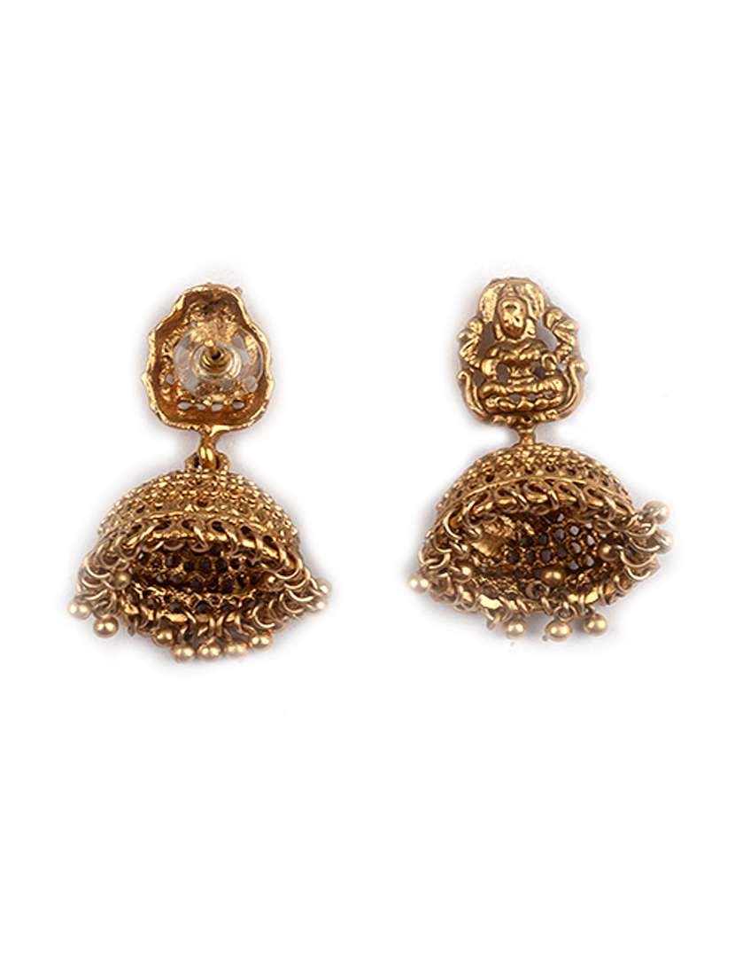 women gold plated goddess choker set - 22181297 -  Standard Image - 4