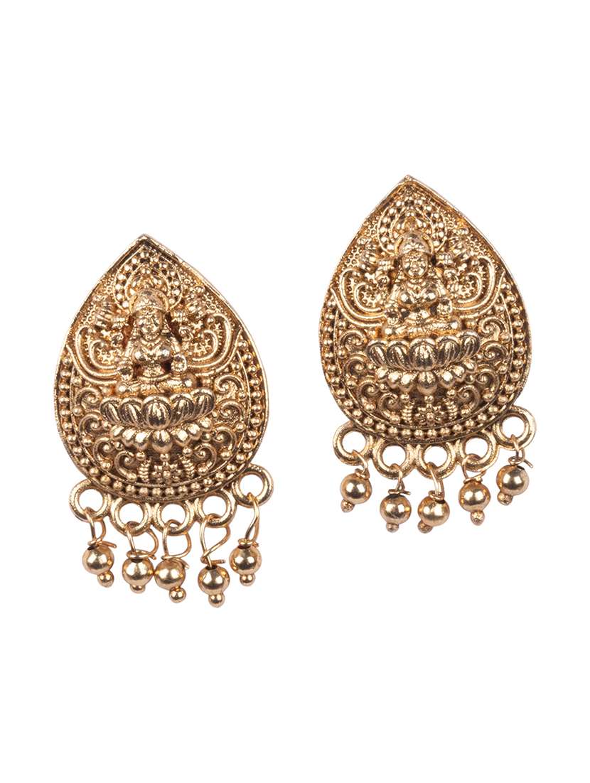 women alloy necklace and earrings set - 22181306 -  Standard Image - 4