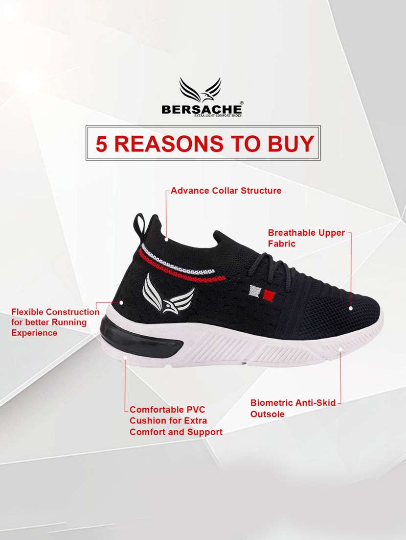 boys solid lace up sport shoes - 22181370 -  Standard Image - 4