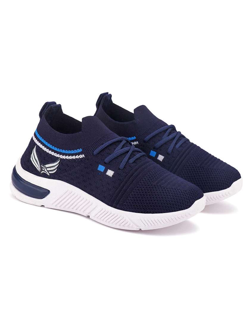 boys solid lace up sport shoes - 22181372 -  Standard Image - 1