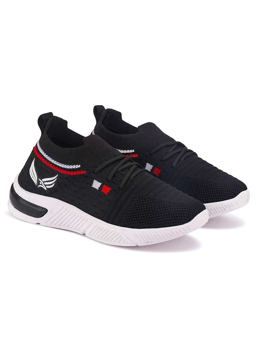 boys solid lace up sport shoes - 22181375 -  Standard Image - 1