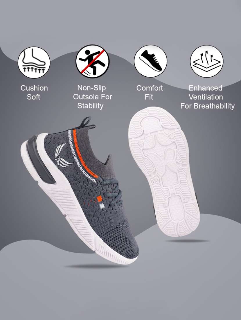 boys solid lace up sport shoes - 22181376 -  Standard Image - 4