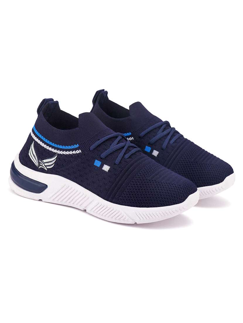 boys solid lace up sport shoes - 22181377 -  Standard Image - 1