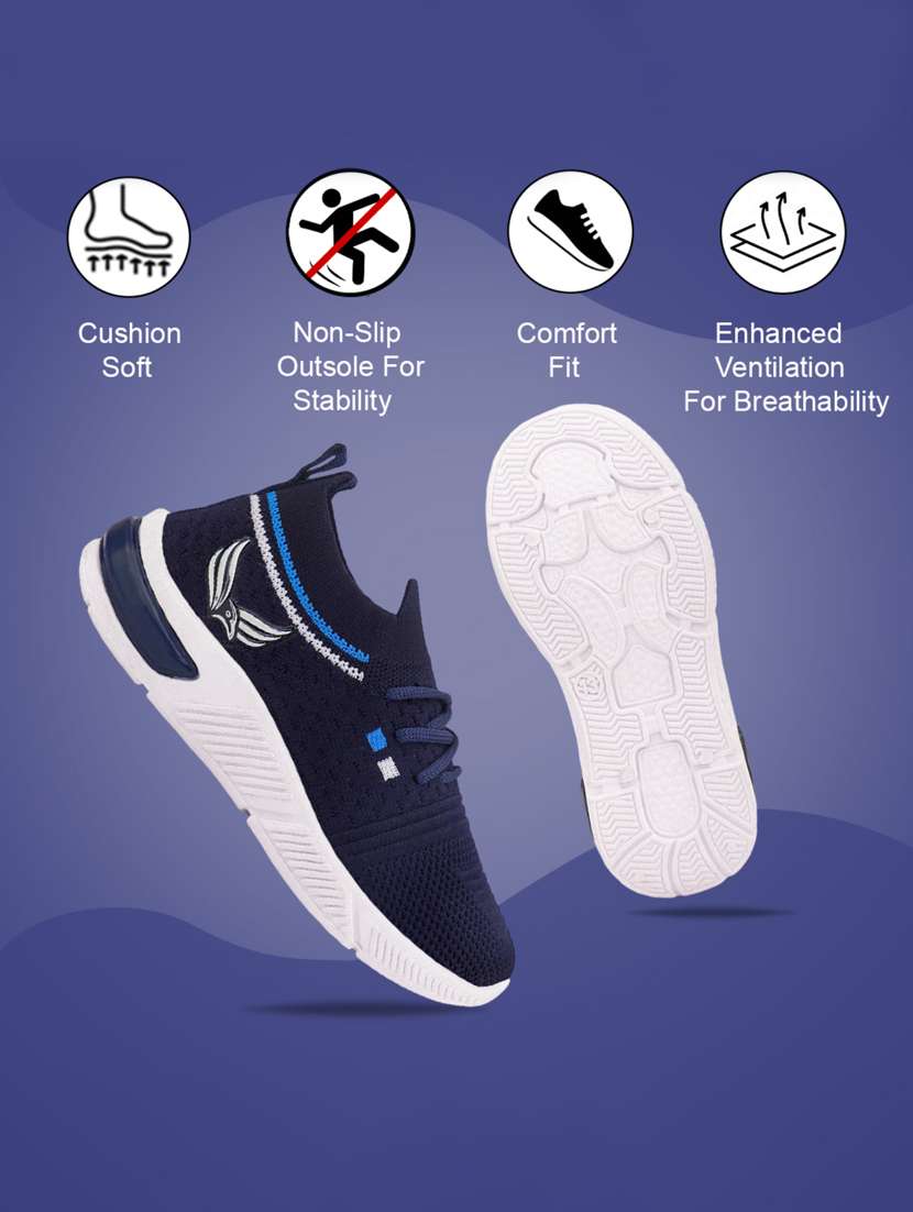 boys solid lace up sport shoes - 22181377 -  Standard Image - 4