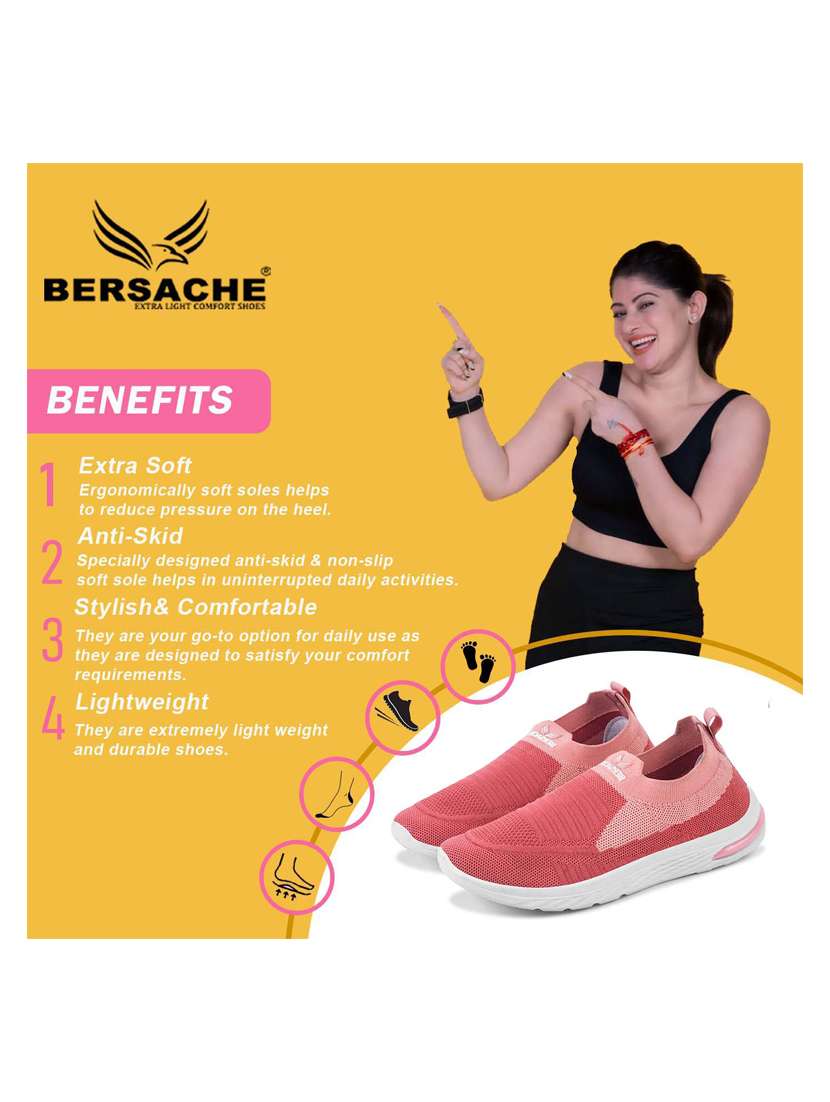 women pink slip on sports shoe - 22181420 -  Standard Image - 4