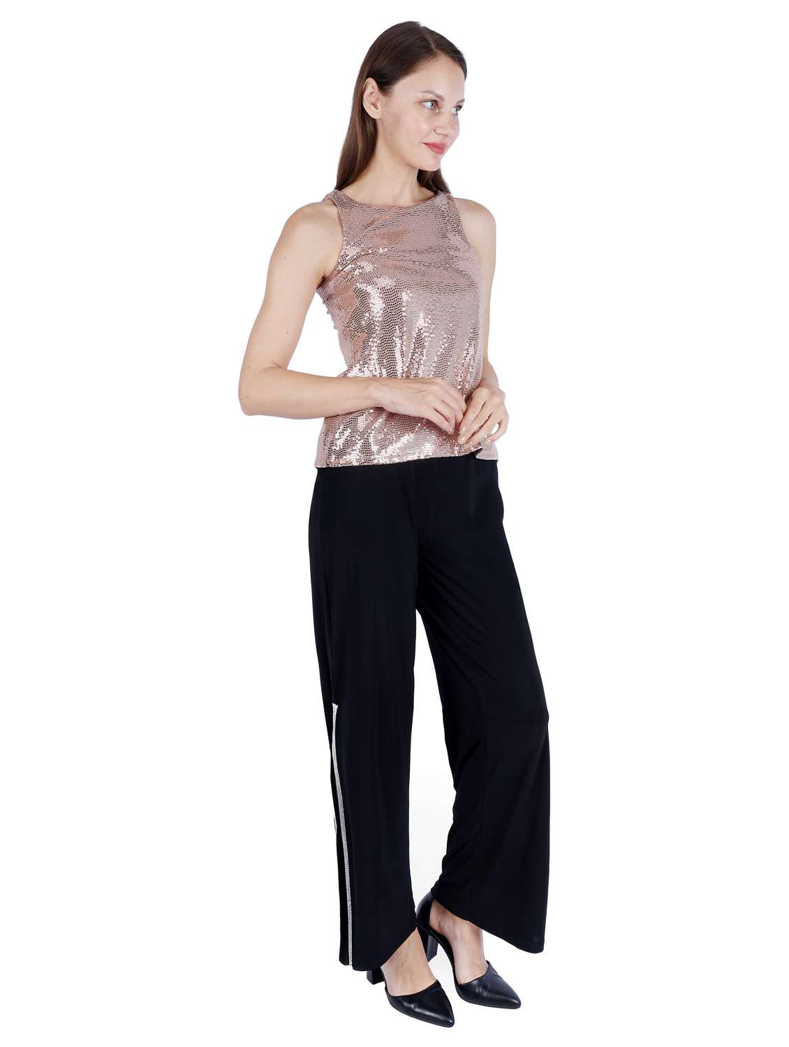 women embellished sleeveless tank top - 22181465 -  Standard Image - 1