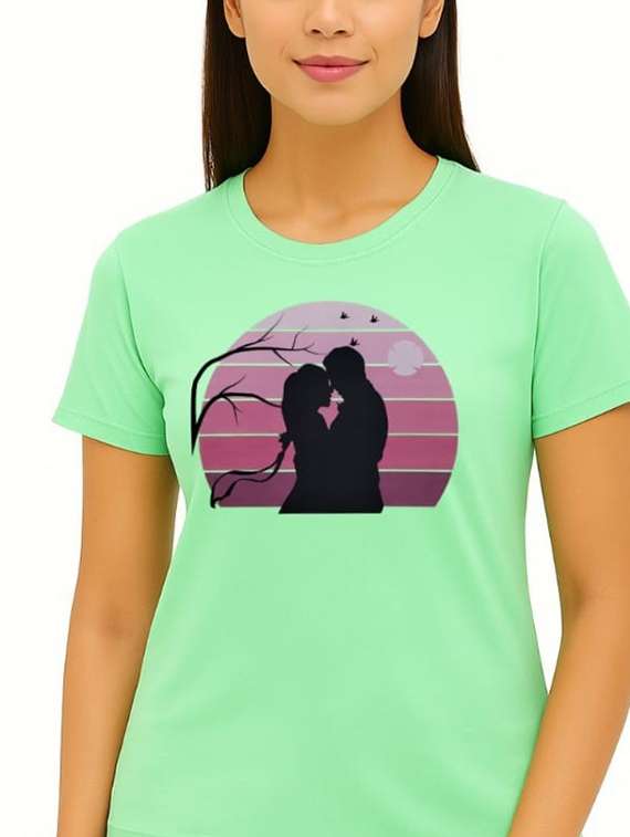 women pringted short sleeve regular fit t-shirt - 22181514 -  Standard Image - 4