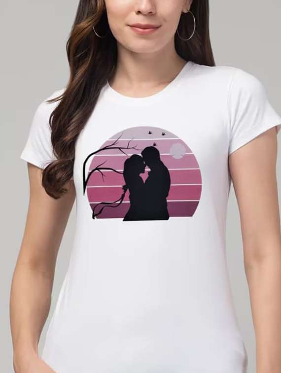 women pringted short sleeve regular fit t-shirt - 22181518 -  Standard Image - 4