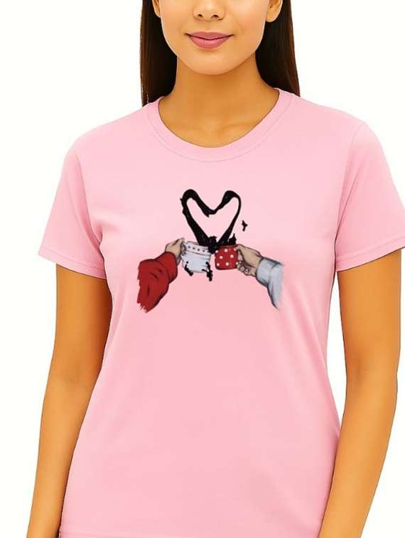 women pringted short sleeve regular fit t-shirt - 22181521 -  Standard Image - 4