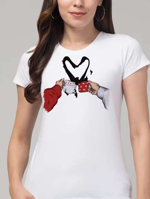 women printed short sleeve regular fit t-shirt - 22181525 -  Standard Image - 4