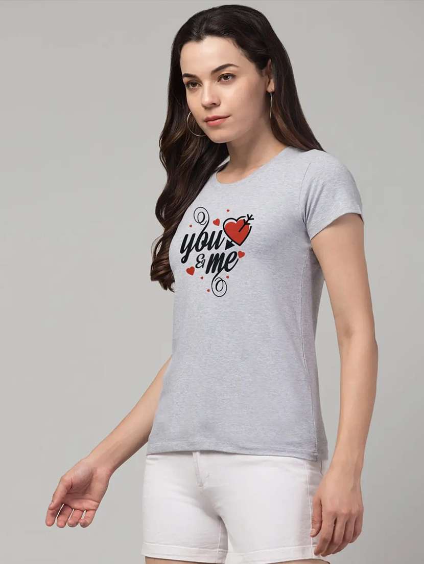 women printed short sleeve regular fit t-shirt - 22181540 -  Standard Image - 1