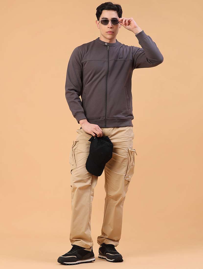 men solid long sleeve regular fit sweatshirt - 22181694 -  Standard Image - 4