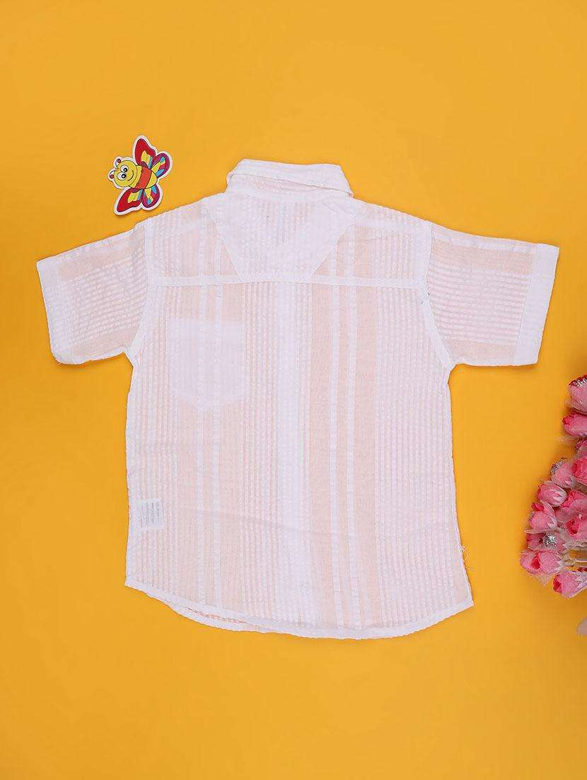 boys solid short sleeve shirt - 22181701 -  Standard Image - 1