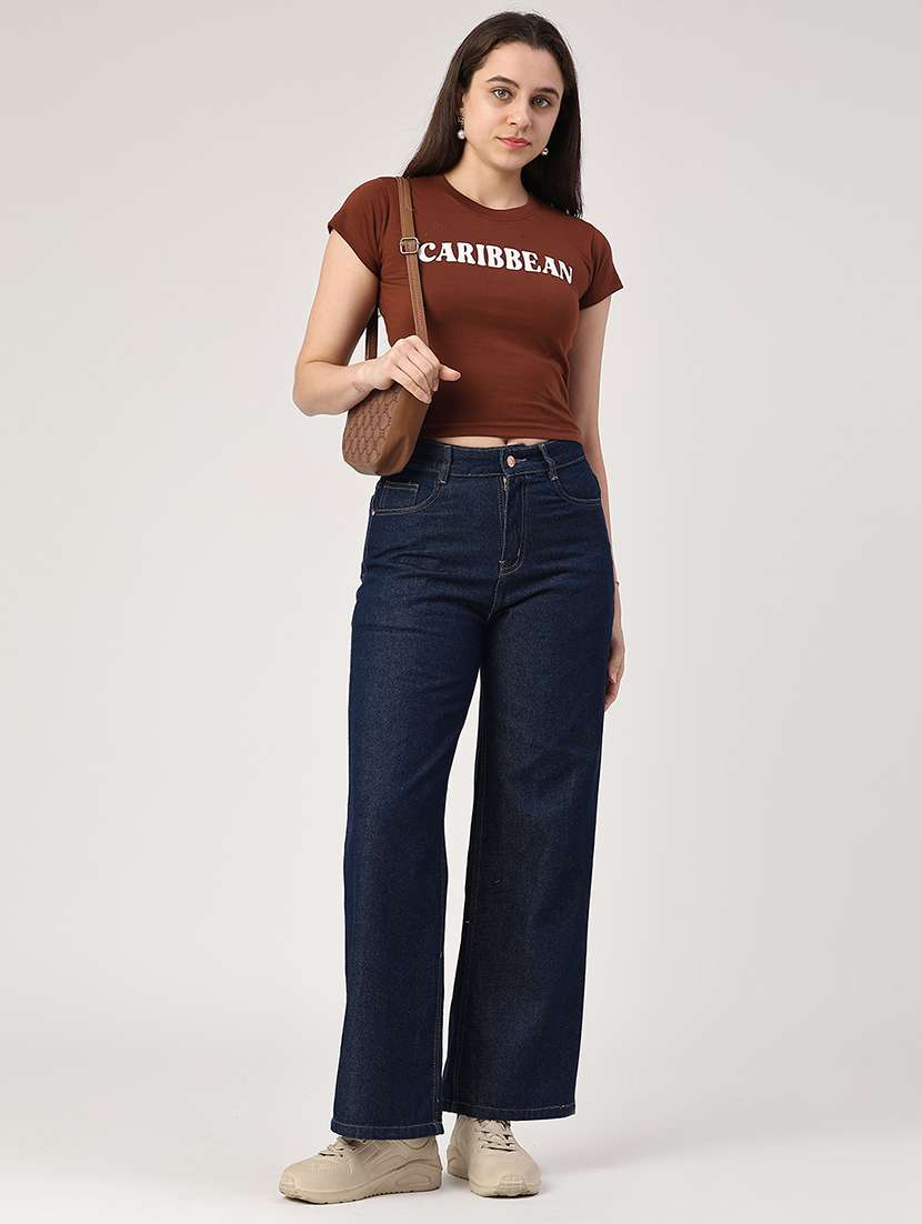women blue cotton jean - 22181705 -  Standard Image - 4