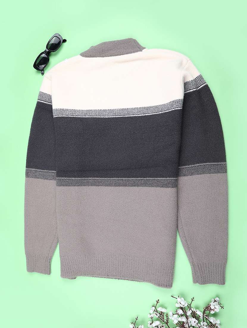 boys self designed long sleeve sweater - 22181787 -  Standard Image - 1