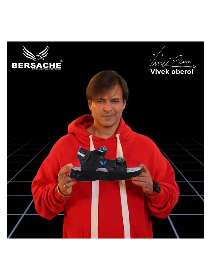 men solid open toe floater - 22182050 -  Standard Image - 4