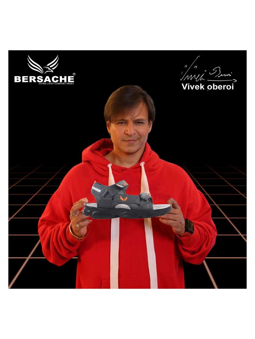 men solid open toe floater - 22182051 -  Standard Image - 4