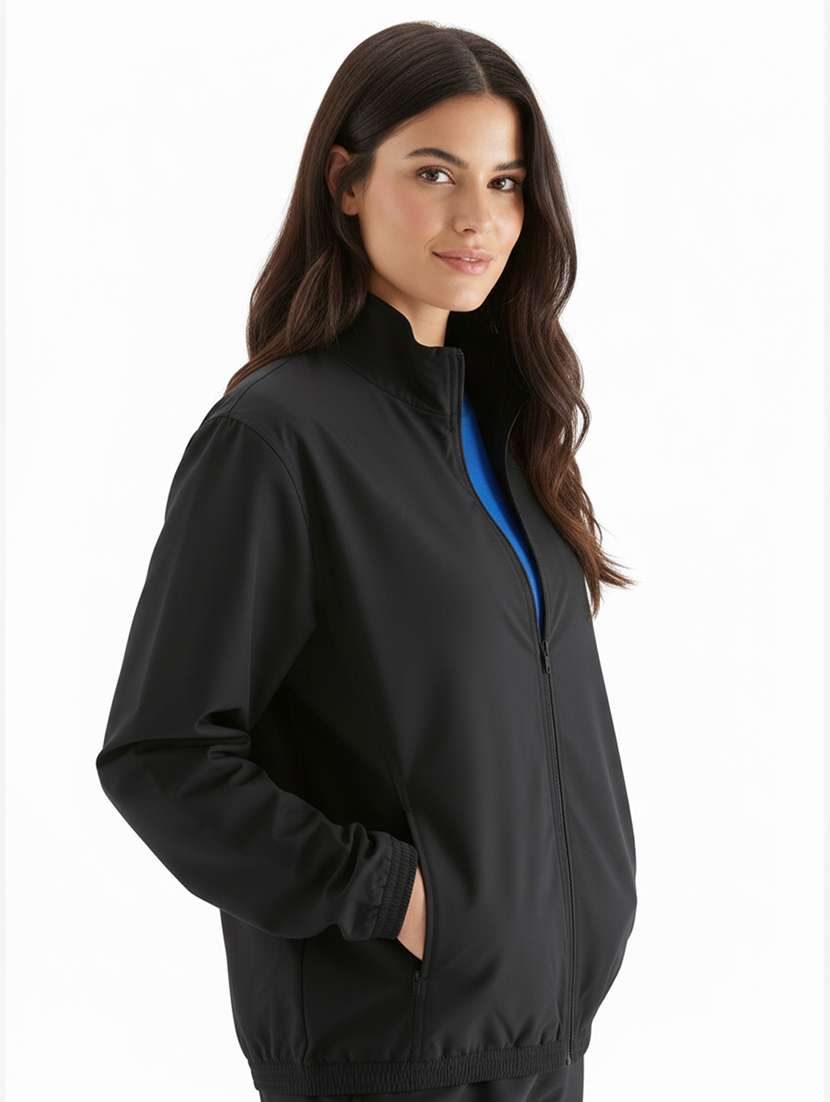 women solid long sleeve bomber jacket - 22182087 -  Standard Image - 1