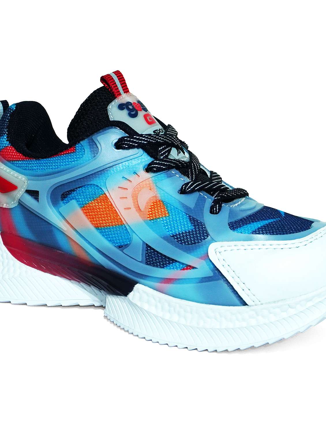 boys printed lace up sports shoe - 22182107 -  Standard Image - 4