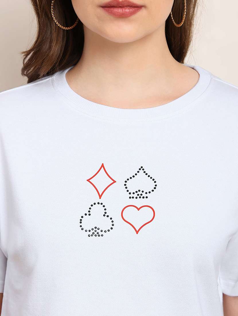 women printed short sleeve t-shirt - 22182218 -  Standard Image - 4