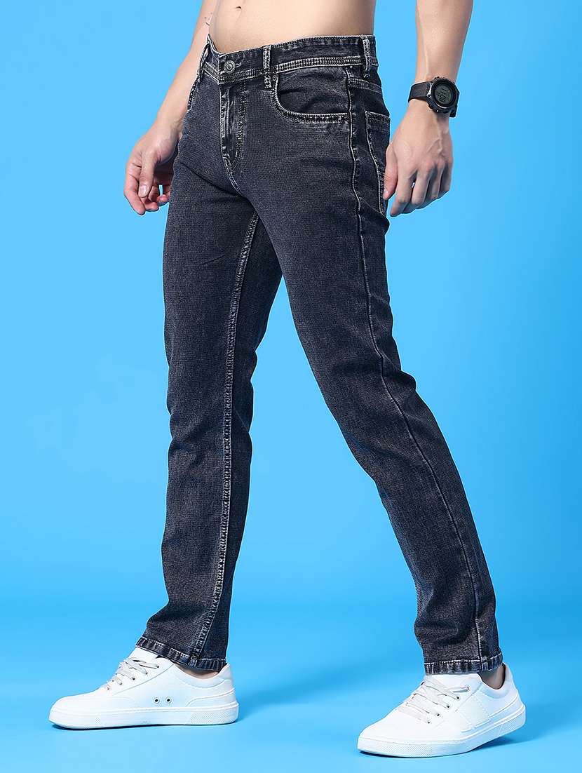 Men Grey Denim Jean - 22182280 -  Standard Image - 4