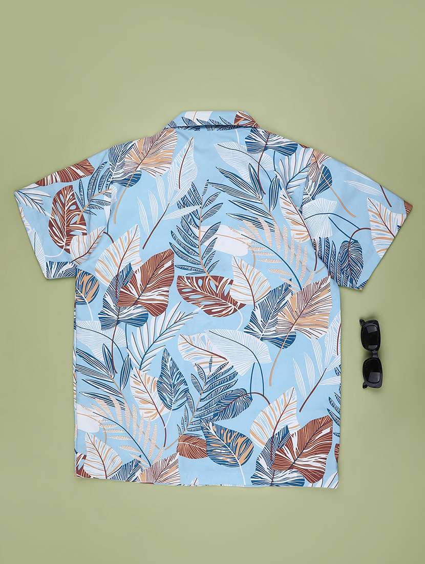 boys printed short sleeve casual shirt - 22182375 -  Standard Image - 1