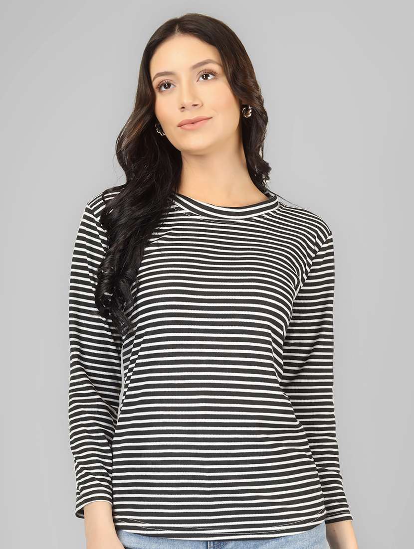 women striped long sleeve t-shirt - 22182435 -  Standard Image - 1