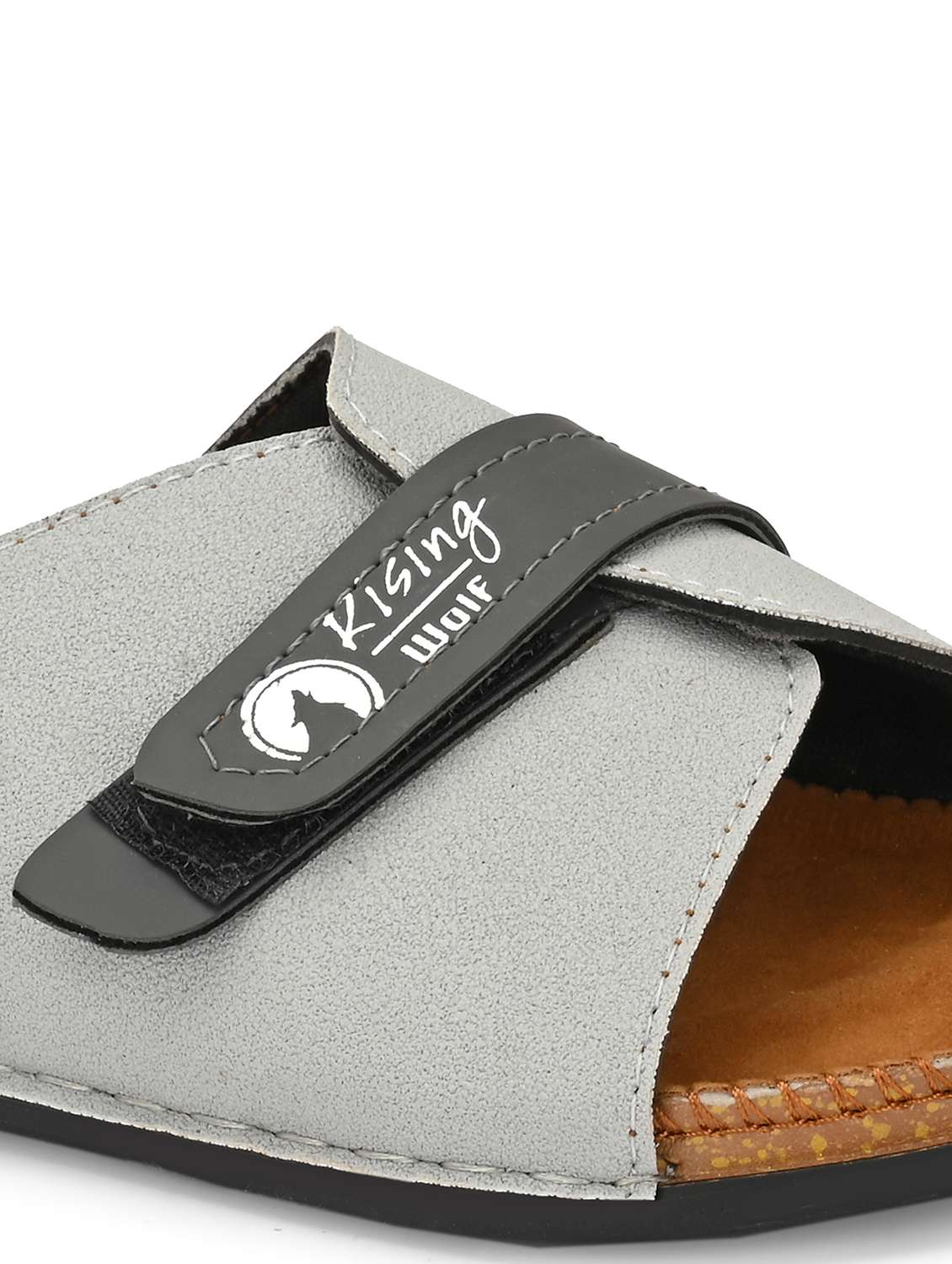 men solid slip on sandal - 22182474 -  Standard Image - 4