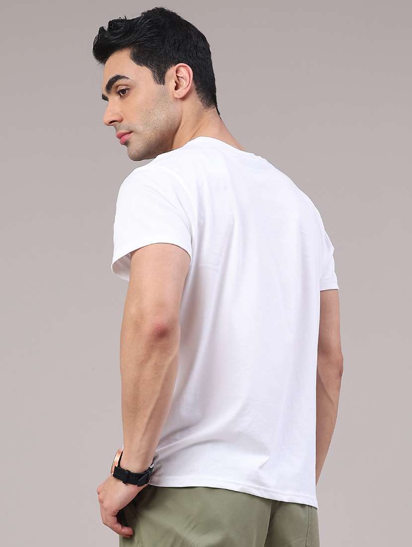men printed short sleeve regular fit t-shirt - 22182882 -  Standard Image - 4