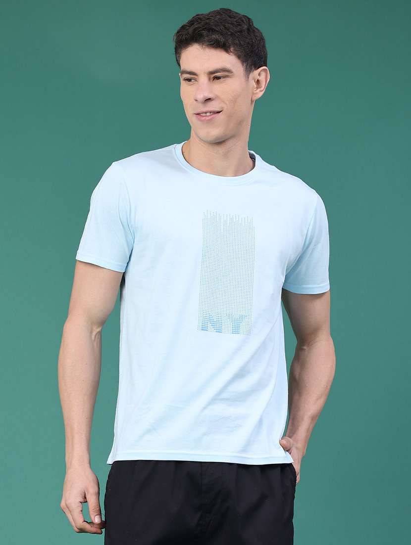men printed short sleeve regular fit t-shirt - 22182886 -  Standard Image - 1