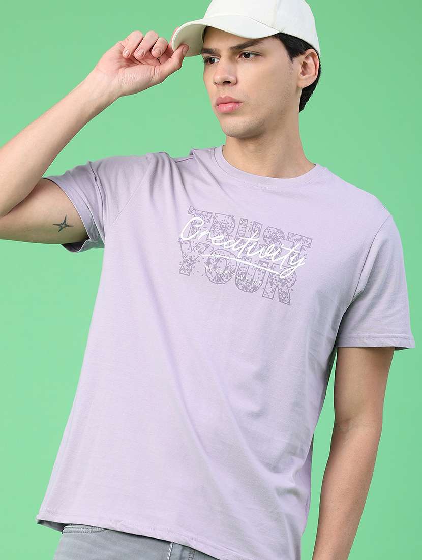 men printed short sleeve regular fit t-shirt - 22182890 -  Standard Image - 1