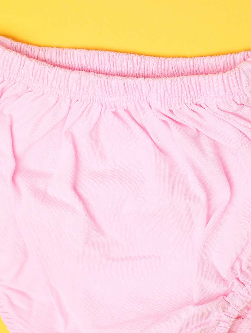 pink cotton combo infant twin set - 22182904 -  Standard Image - 4