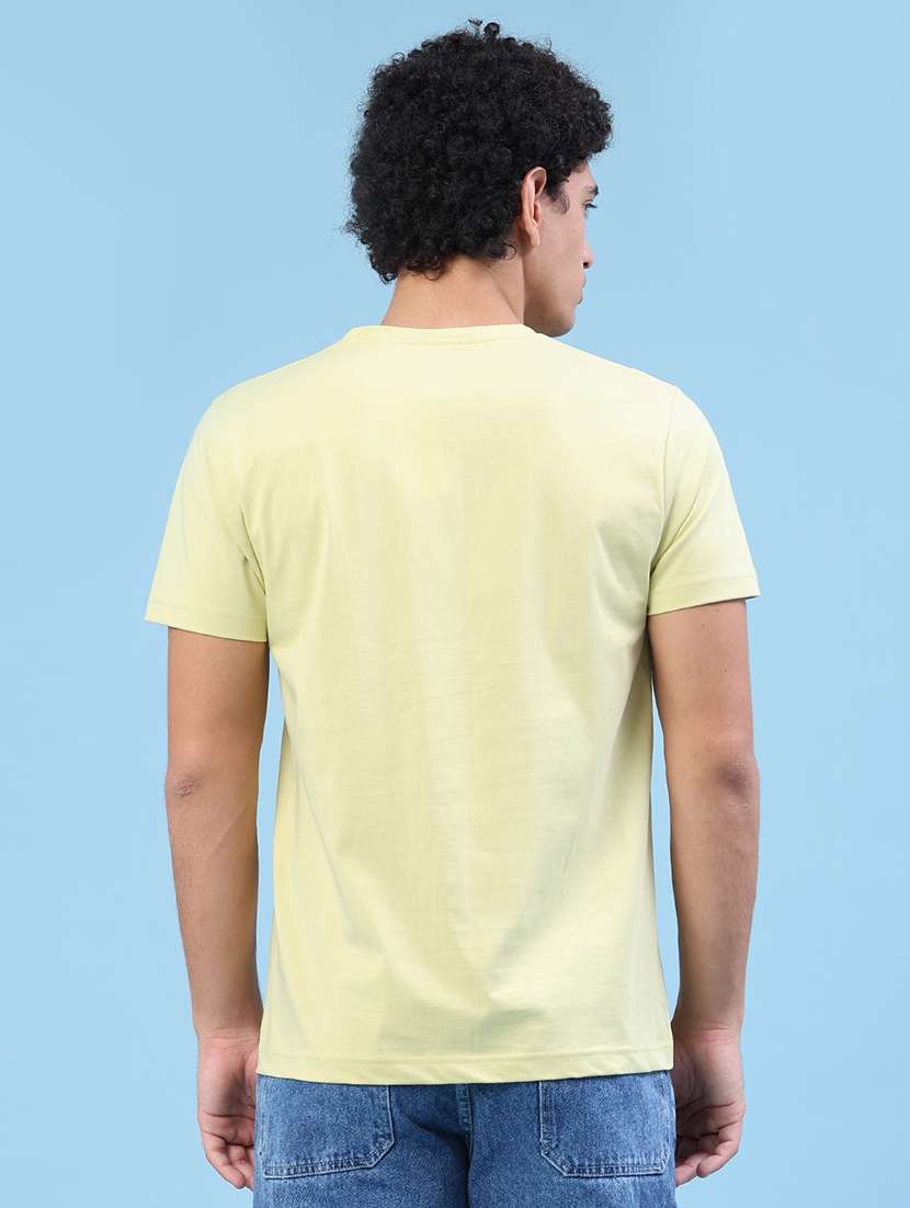 men printed short sleeve slim fit t-shirt - 22182946 -  Standard Image - 4